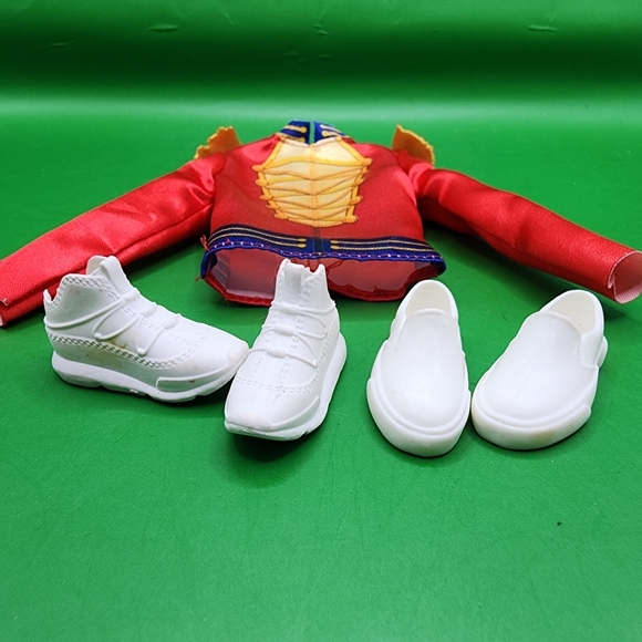 Ken Barbie Nutcracker Shirt & Ken Shoe Lot - Picture 2 of 3